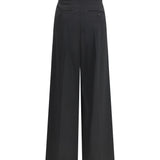 Wide-leg pleated Pants