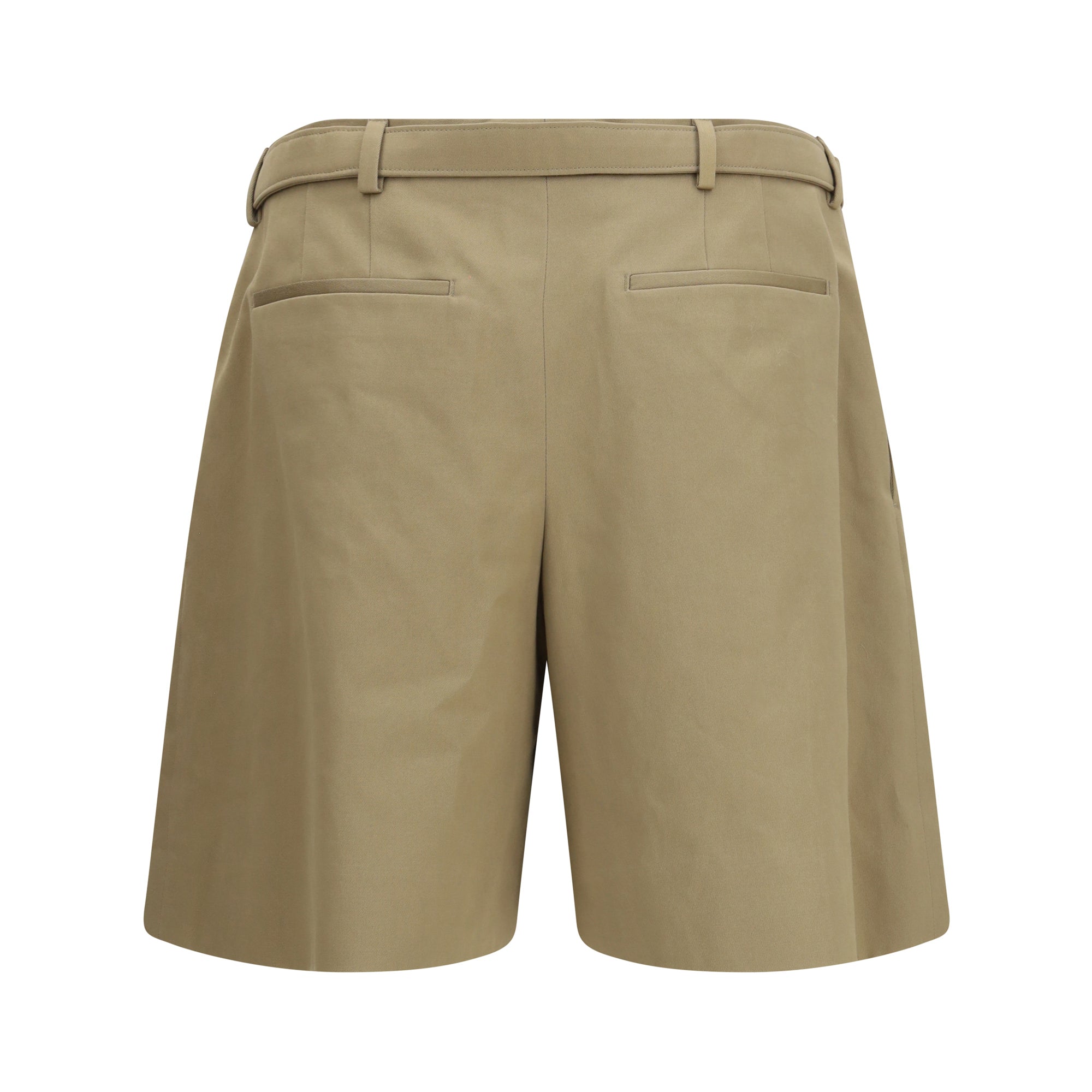 Pleated belt Shorts