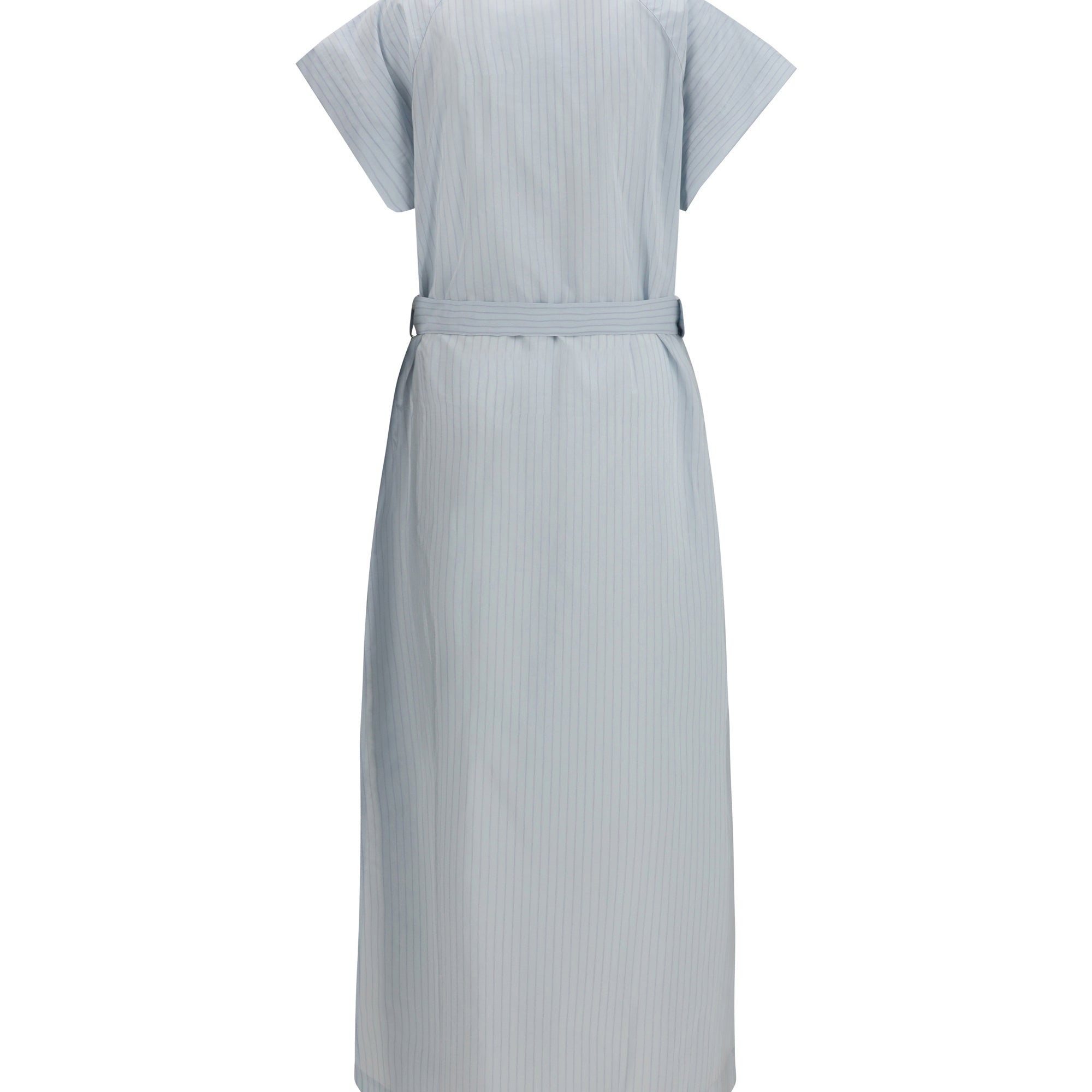 Long poplin chemisier Dress