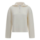 Ribbed zip Sweater