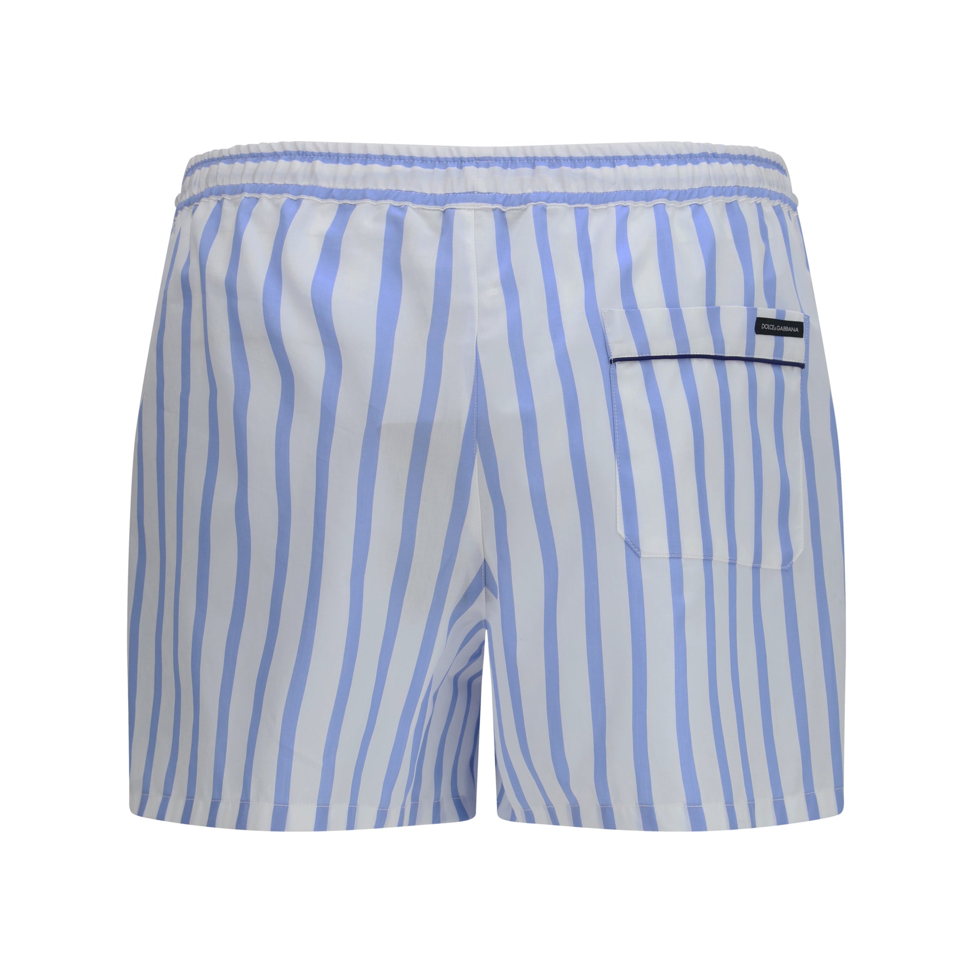Striped poplin Bermuda Shorts