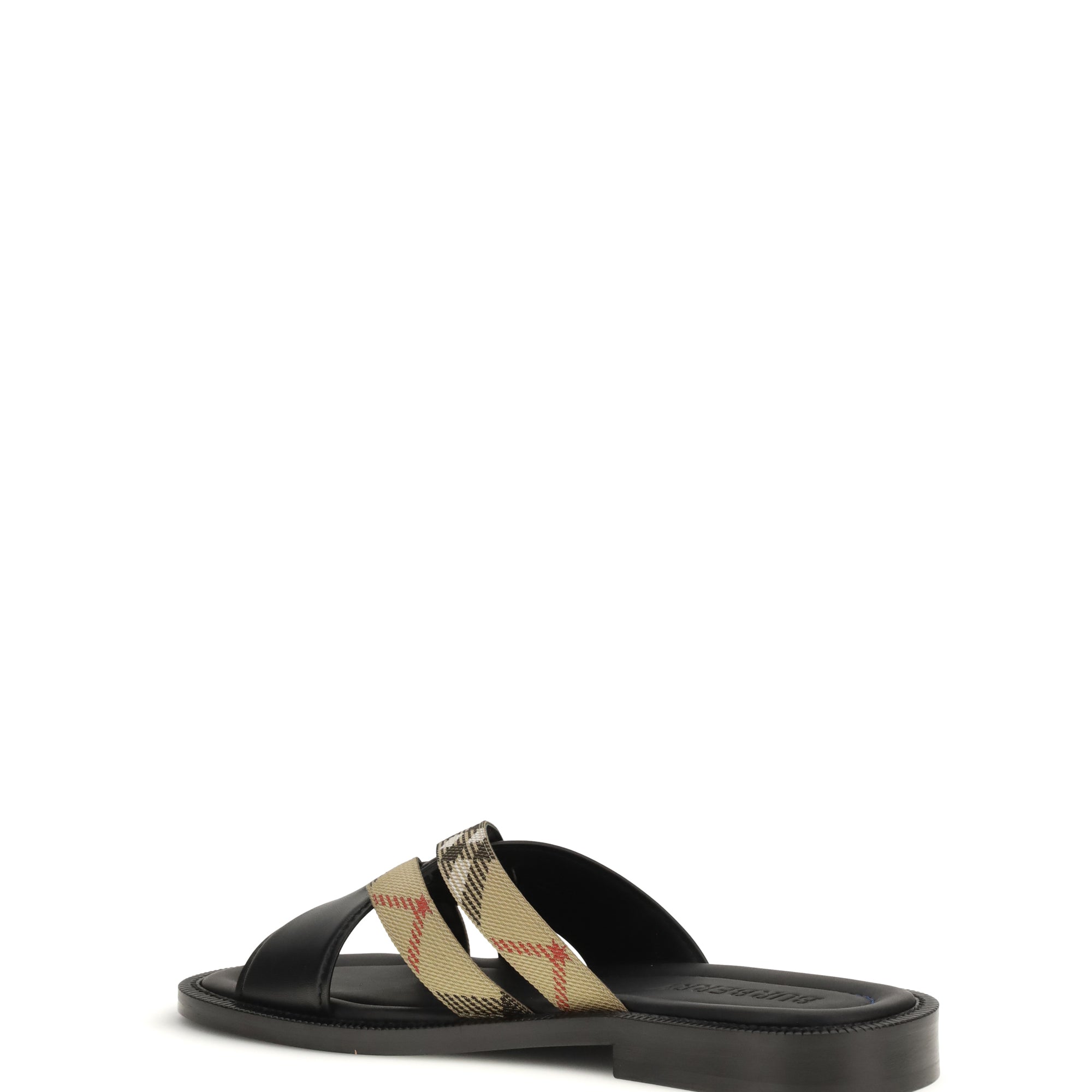 Drift leather and Check Sandals