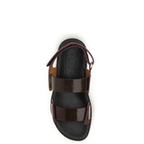 Double-strap Fussbett Sandals