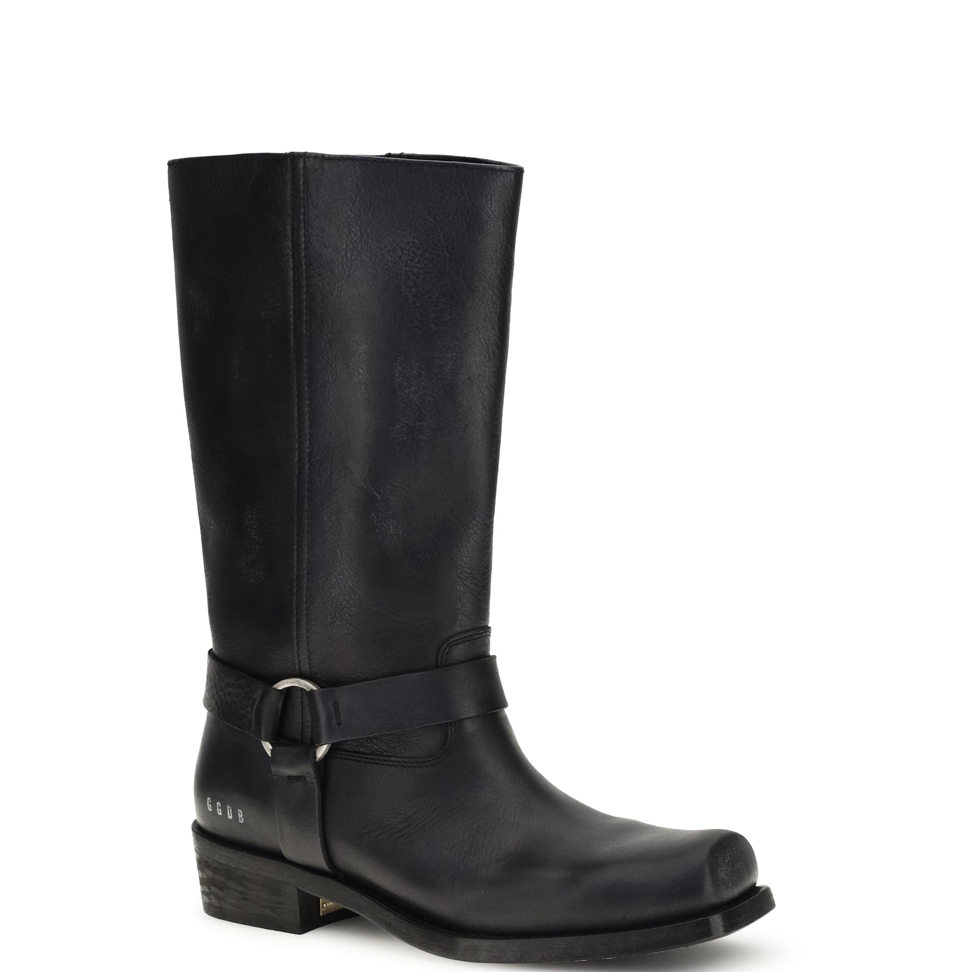 Leather Biker Boots