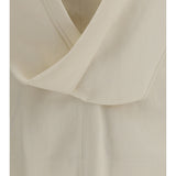 Viscose and linen twill Top