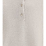Short-sleeve polo neck Sweater