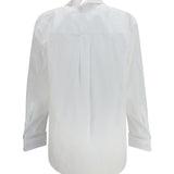 Shirt with elasticated collar