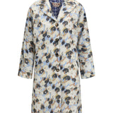Printed button parka Coat