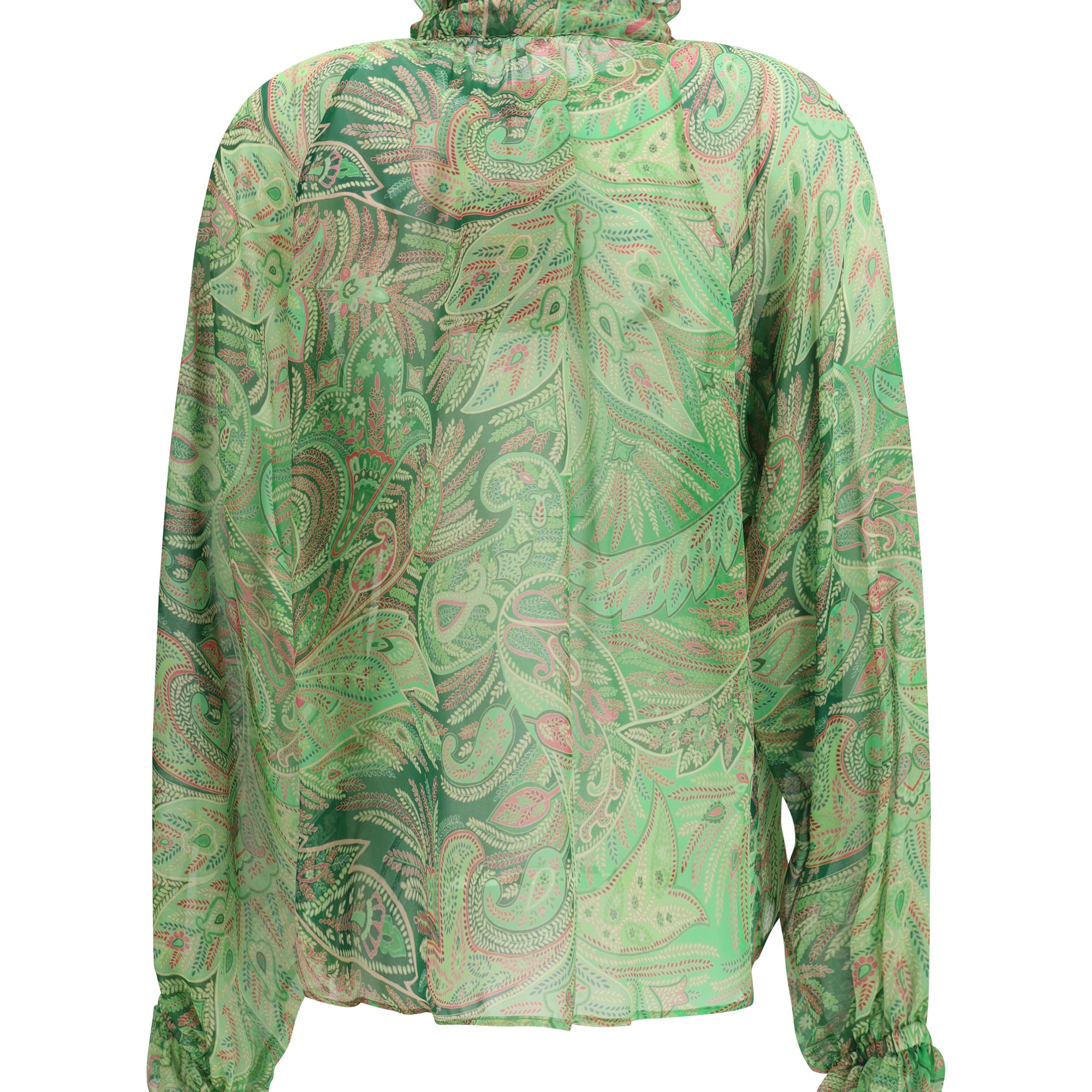 Paisley ruffled Shirt