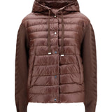 Down Jacket with wool sleeves