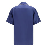 Hawaii piping-embroidered Shirt
