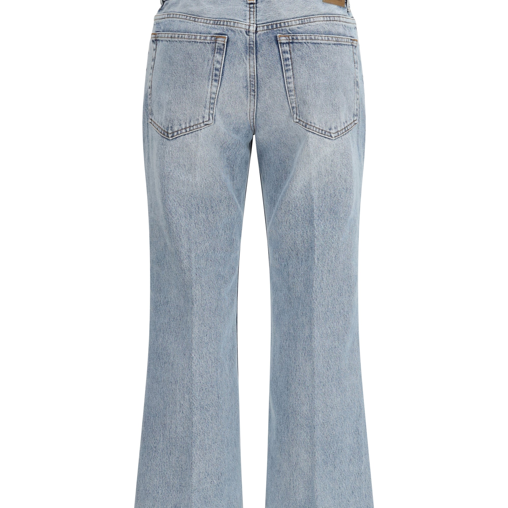 Cotton flared-hem Jeans