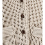 Cotton feather Cardigan