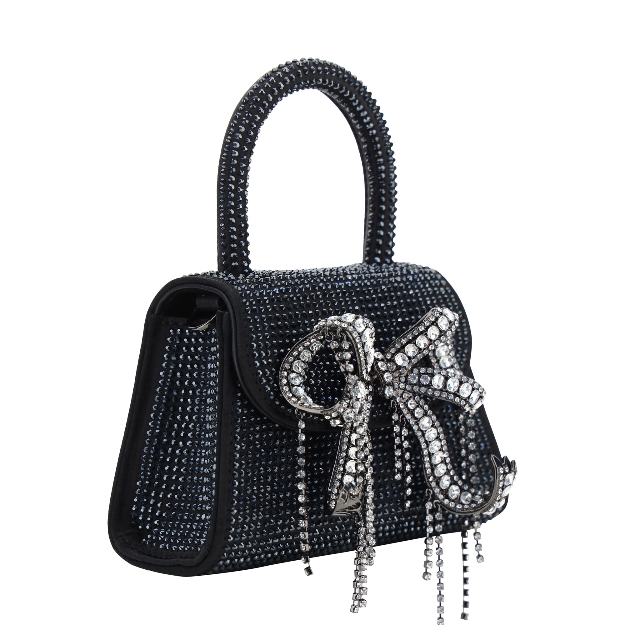 Rhinestone Micro Bow Handbag