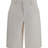 Wide twill cotton Shorts