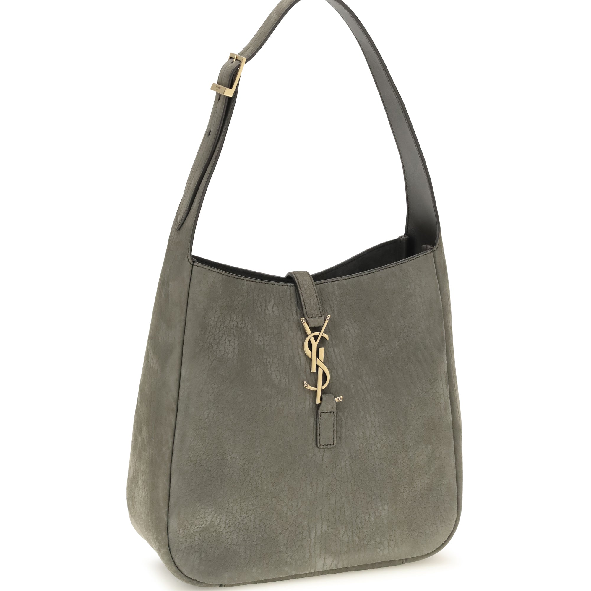 5 À 7 Supple Shoulder Bag in grained nubuck