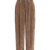 Elasticated viscose and cashmere Pants