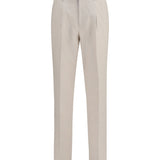 Cotton and linen tailored Pants