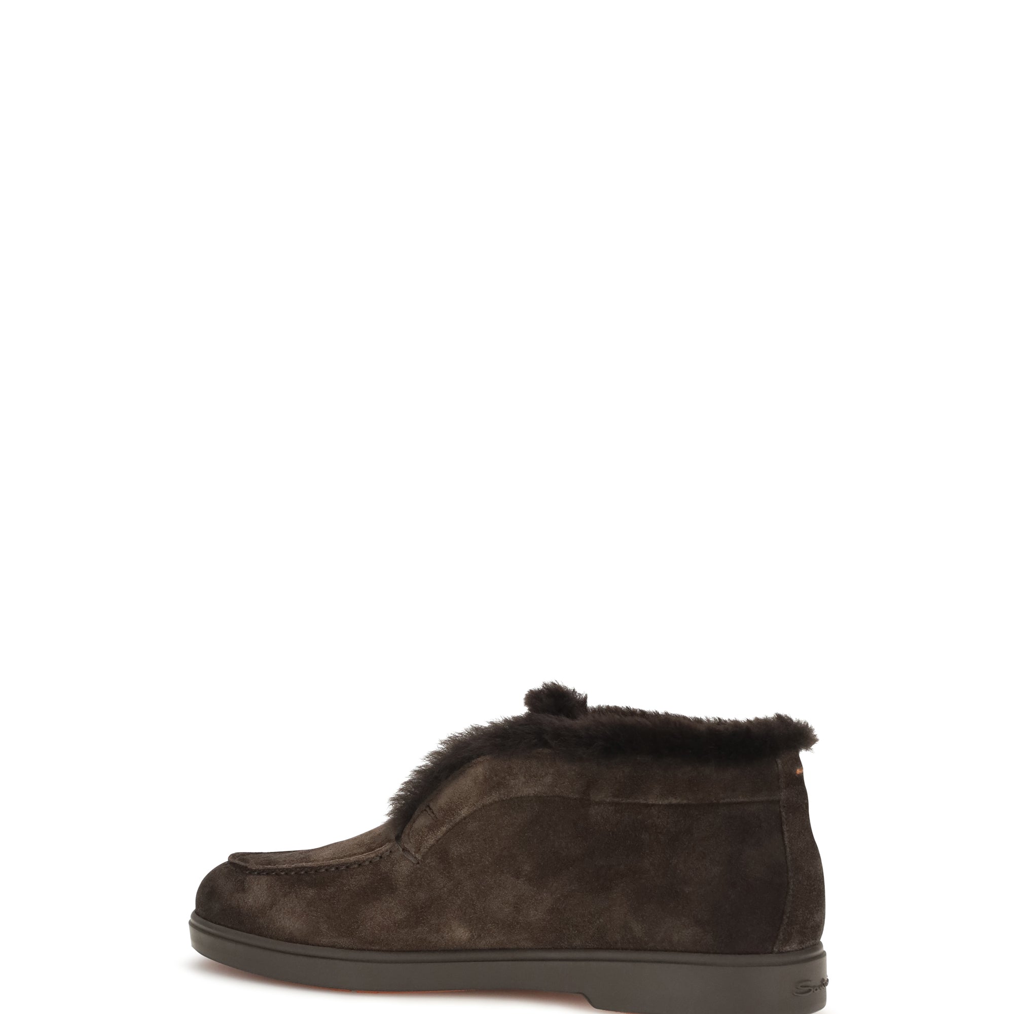 Suede shearling Ankle Boots