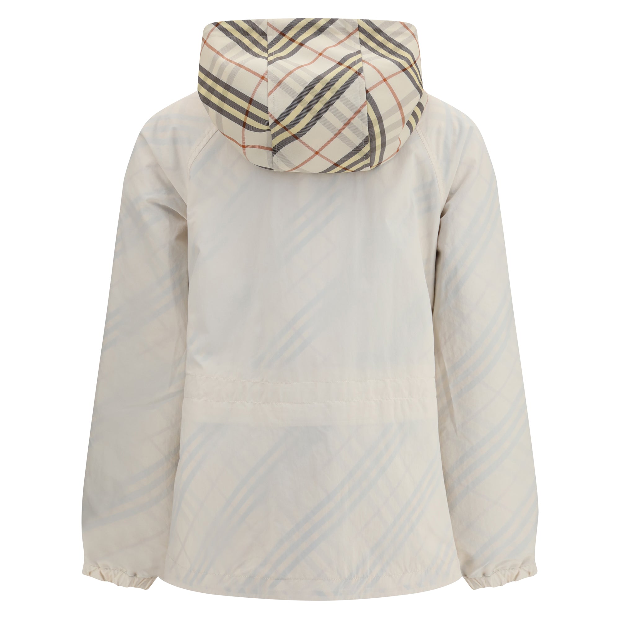 Reversible Check Hooded Jacket