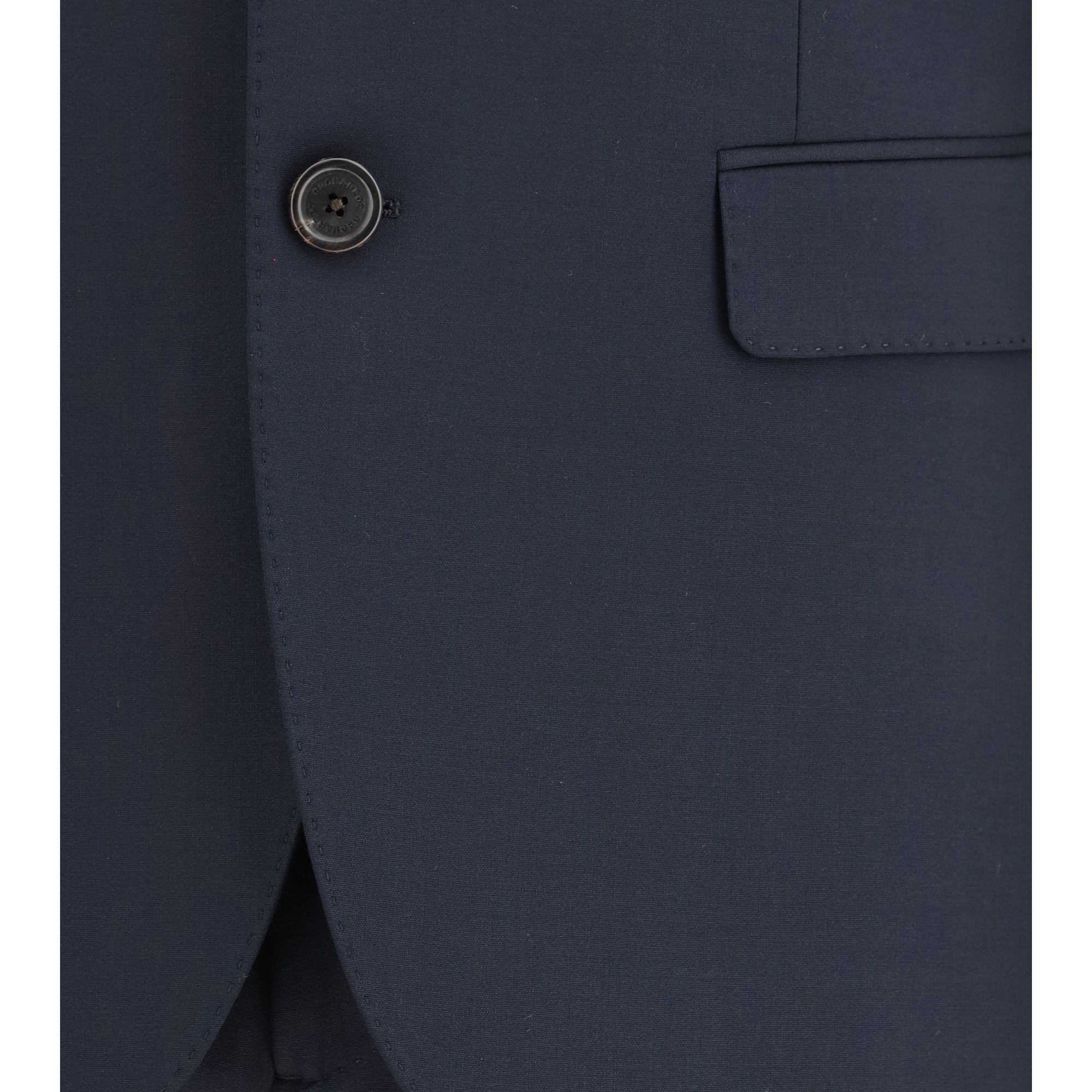 Single-breasted wool-blend Suit