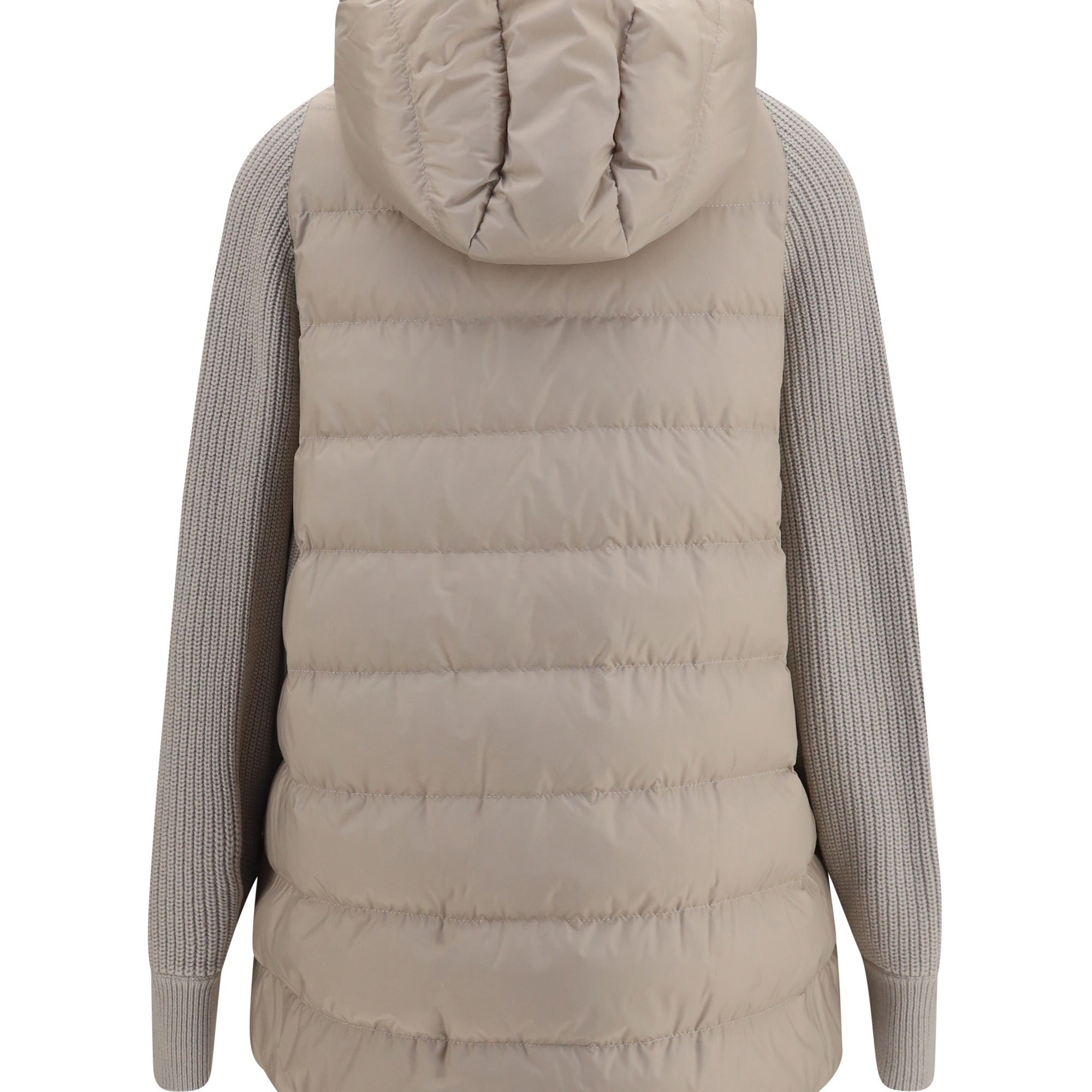 Long monili chain Puffer Jacket