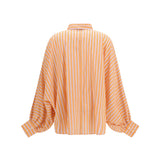 Antonia Voile striped shirt