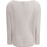 Rib-knit crew-neck Sweater