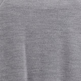 Sweatshirt in double wool and cotton jersey