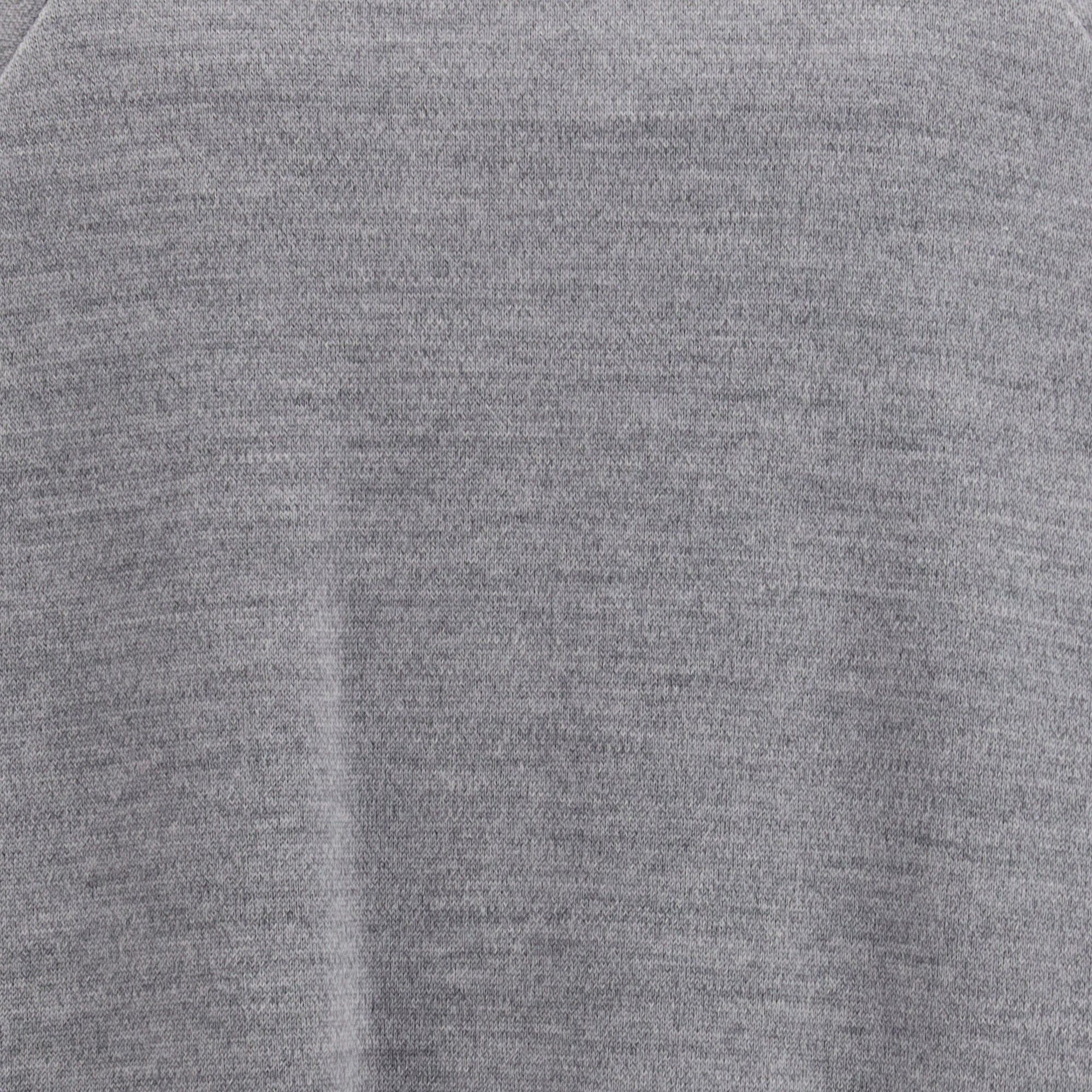 Sweatshirt in double wool and cotton jersey