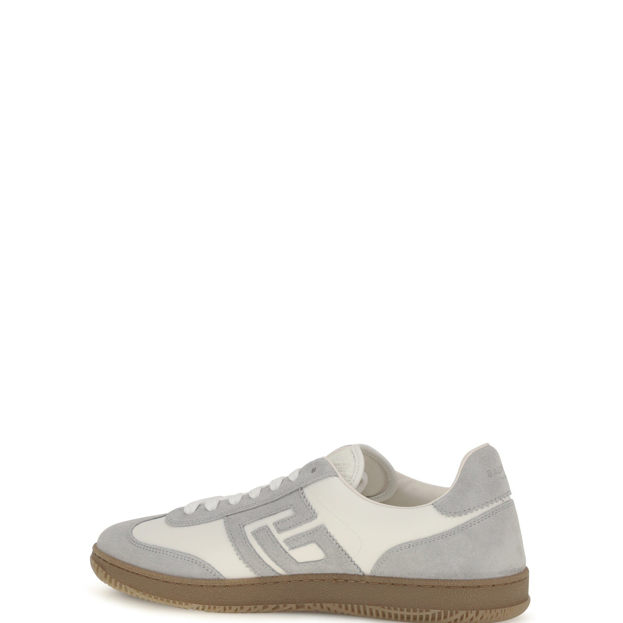 Swan Sneakers in suede and smooth leather