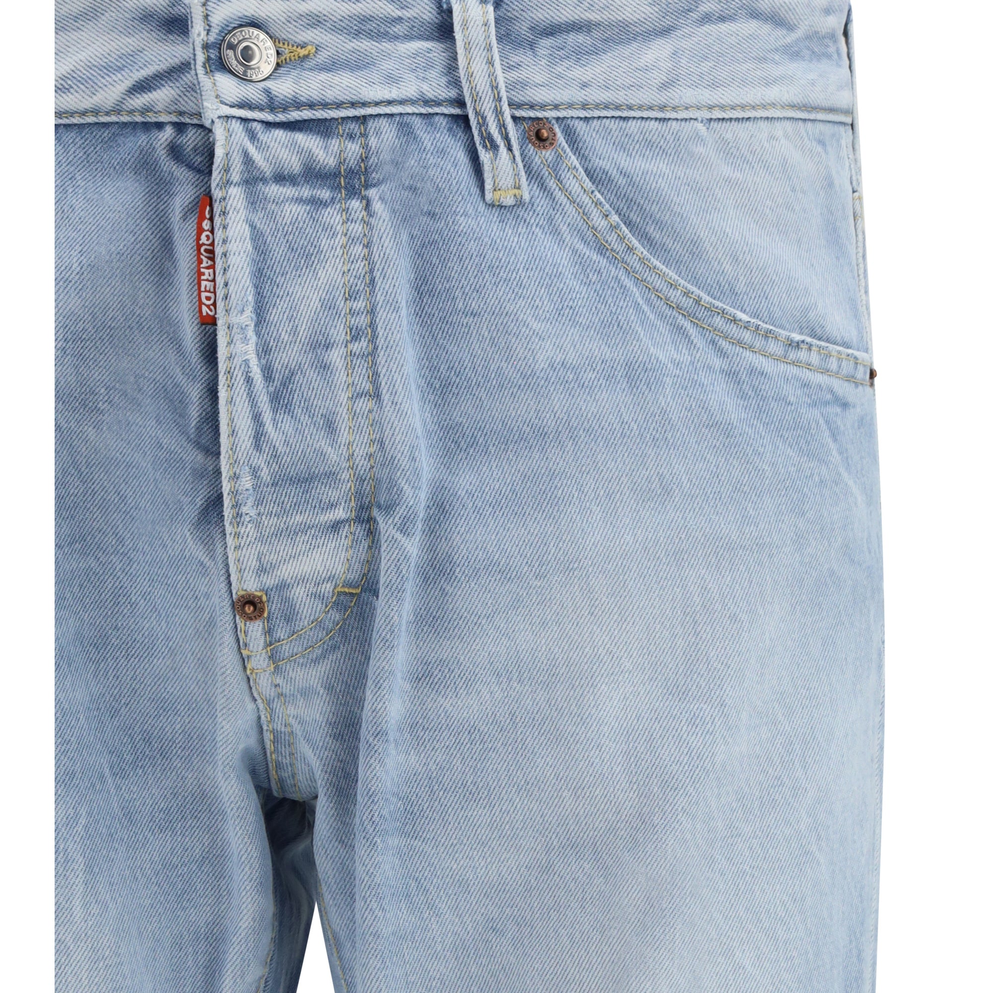 Belt-loop ripped Jeans