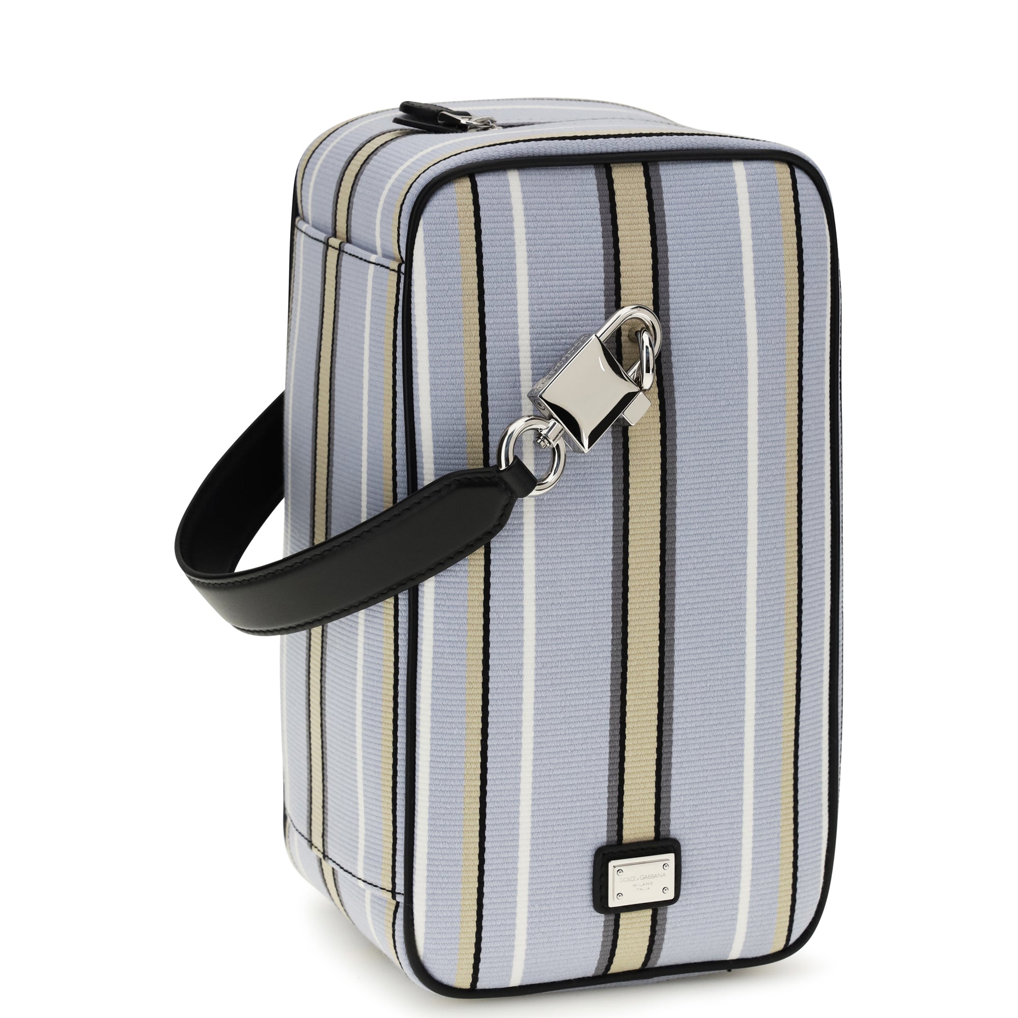 Lock Handbag in jacquard fabric
