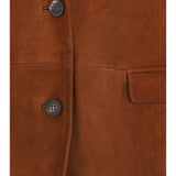 Single-breasted leather Jacket