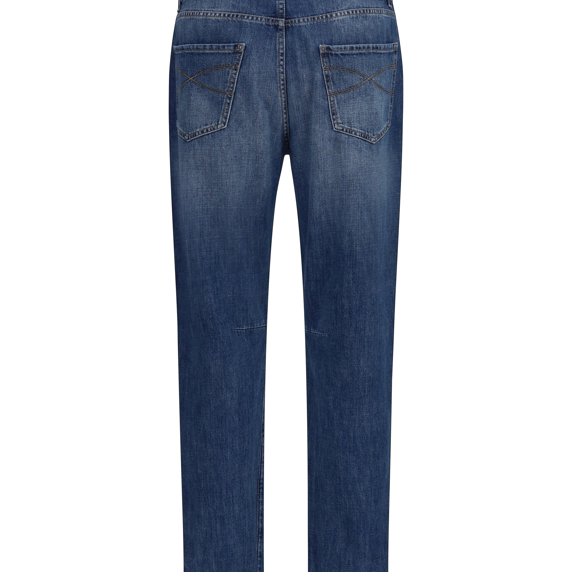 Straight five-pocket Jeans in cotton