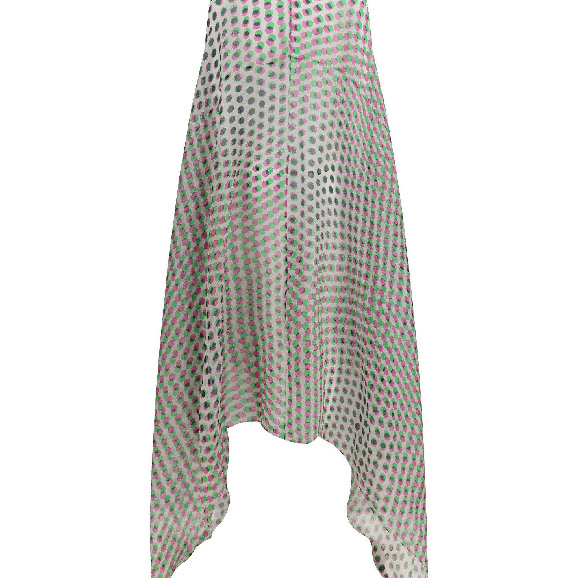 Polka-dot cape Dress