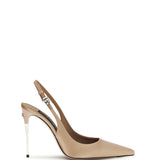Satin Slingback Pumps