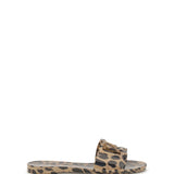 Rubber Sandals with leopard print