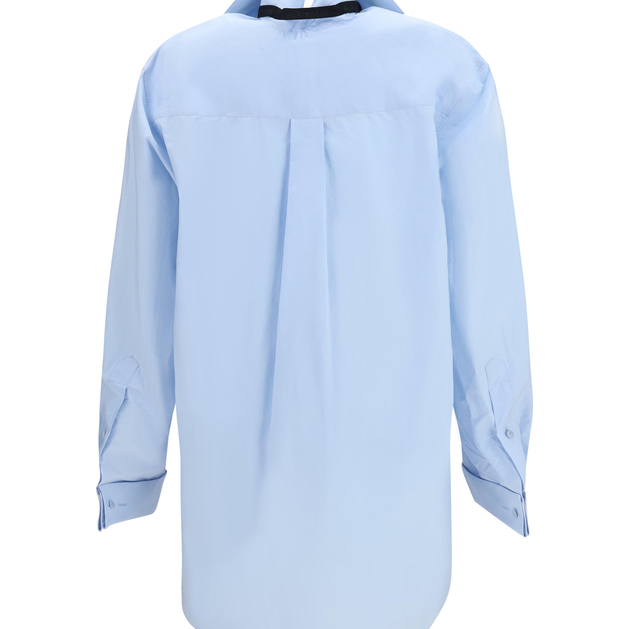 Shirt with elasticated collar