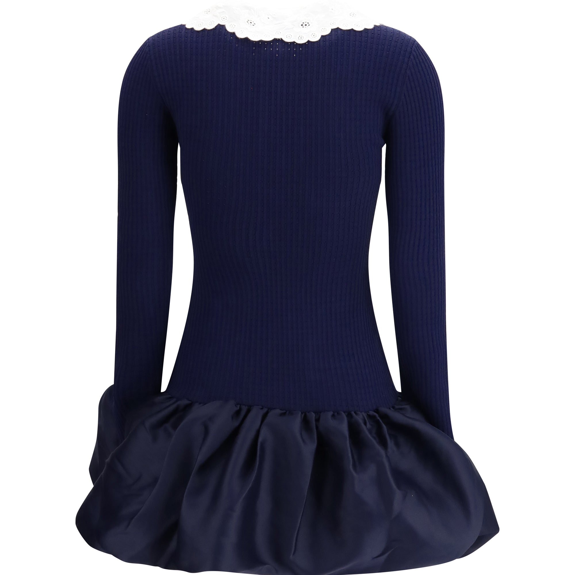 Knit taffeta mini Dress