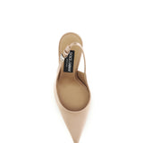 Satin Slingback Pumps