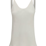 silk crêpe sablé Top