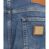 Straight-leg denim Jeans