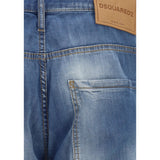 Cotton Jeans with logo application