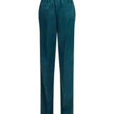 Stretch silk satin Pants