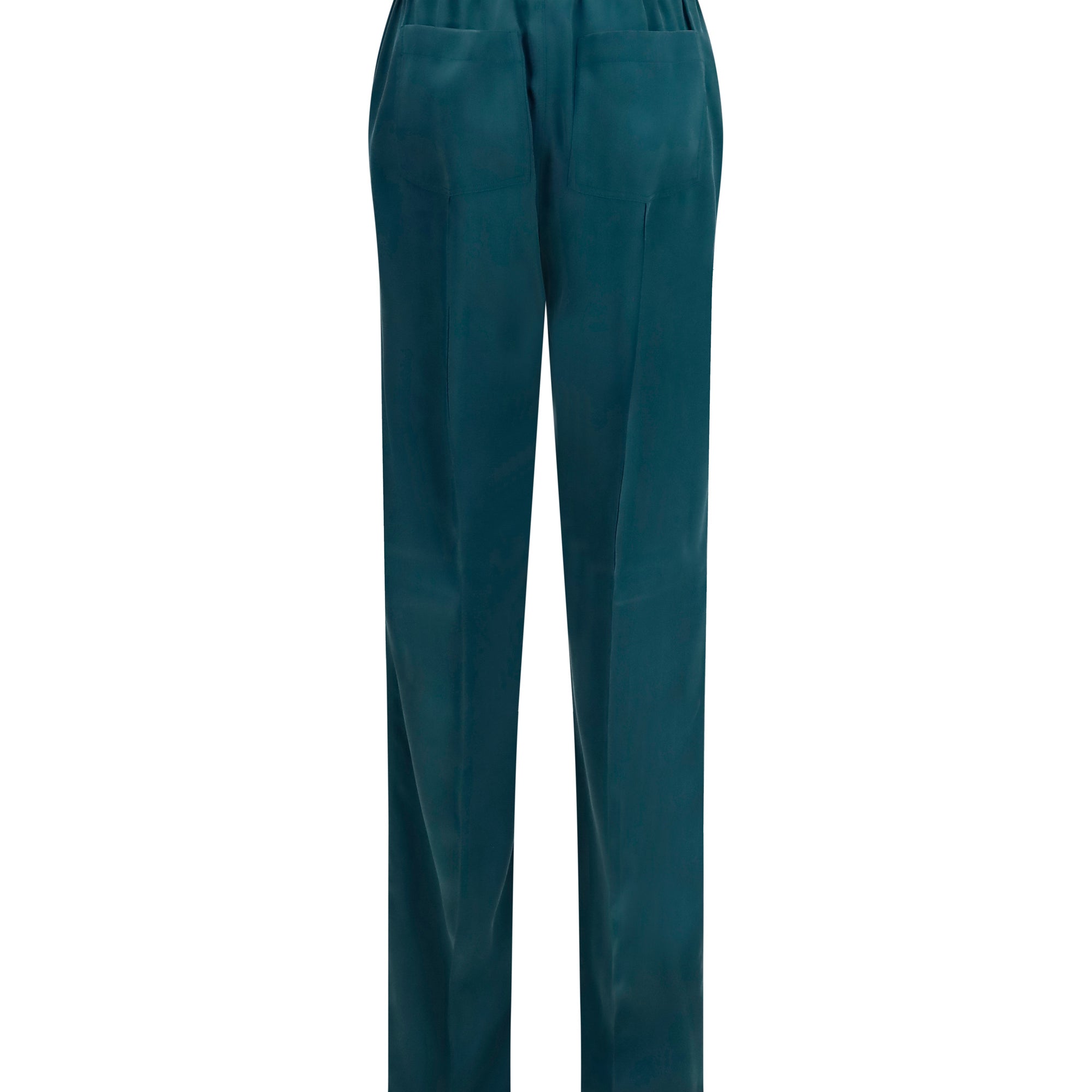 Stretch silk satin Pants