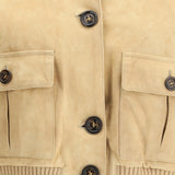 Suede leather Jacket