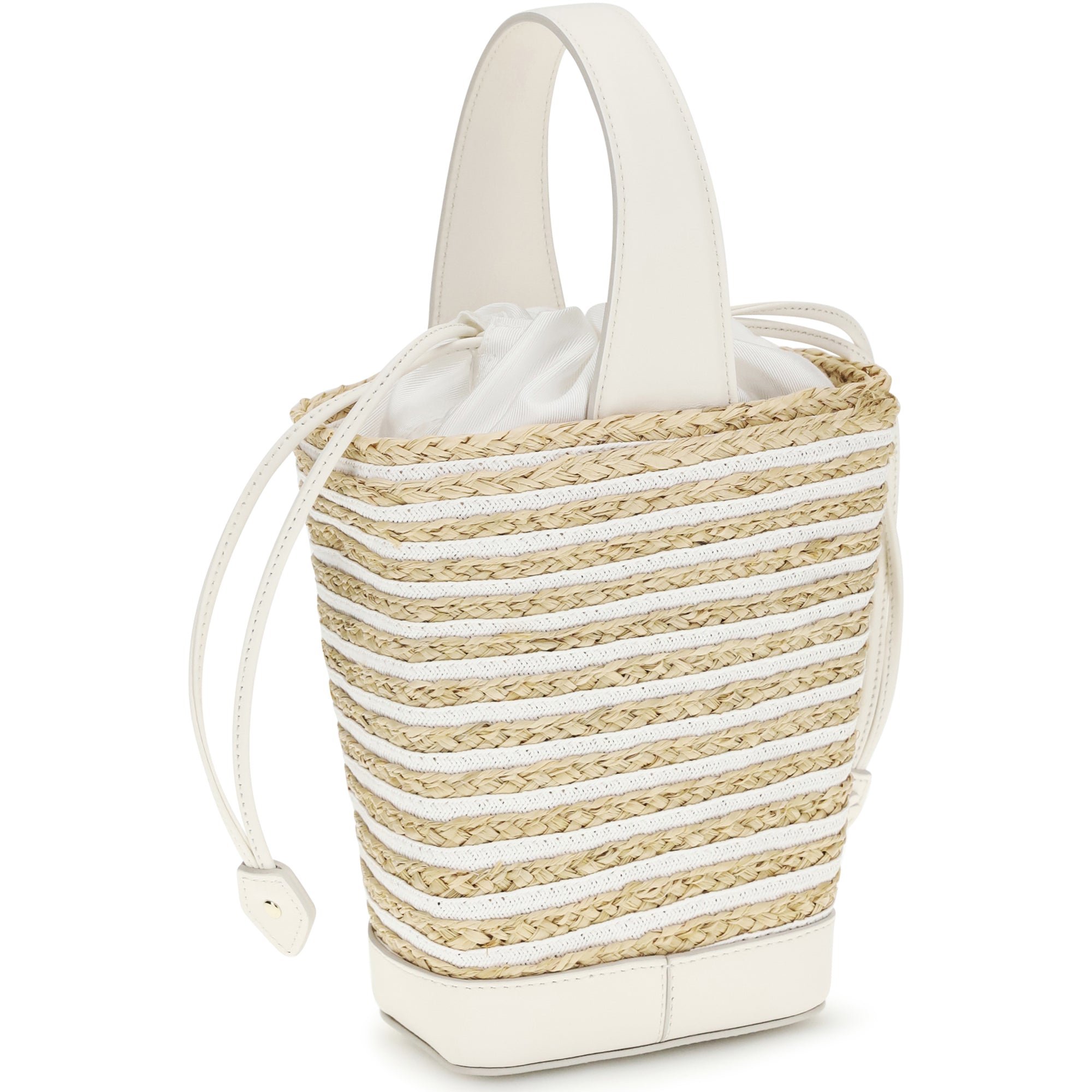 VIV' SKATE TOP HANDLE BASKET STRAW