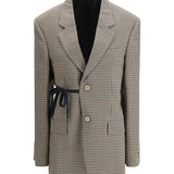 Single-breasted Vichy Jacket