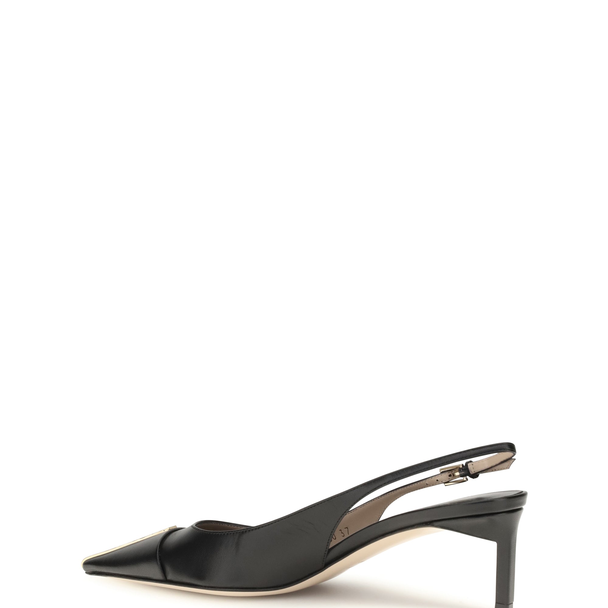 Leather Slingback Pumps